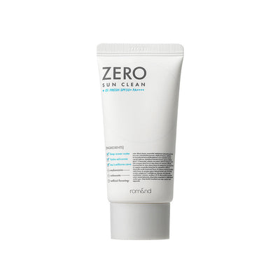 rom&nd ZERO SUN CLEAN 50ml, SPF 50+, PA++++ - sun protection