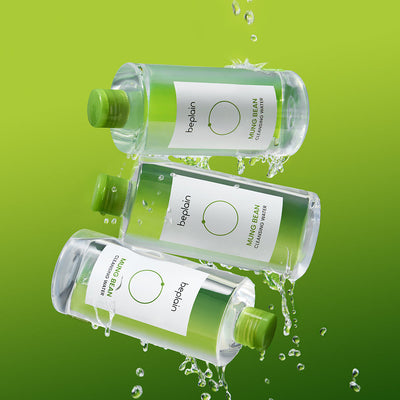 beplain Mung Bean Cleansing Water 400ml - deep cleansing