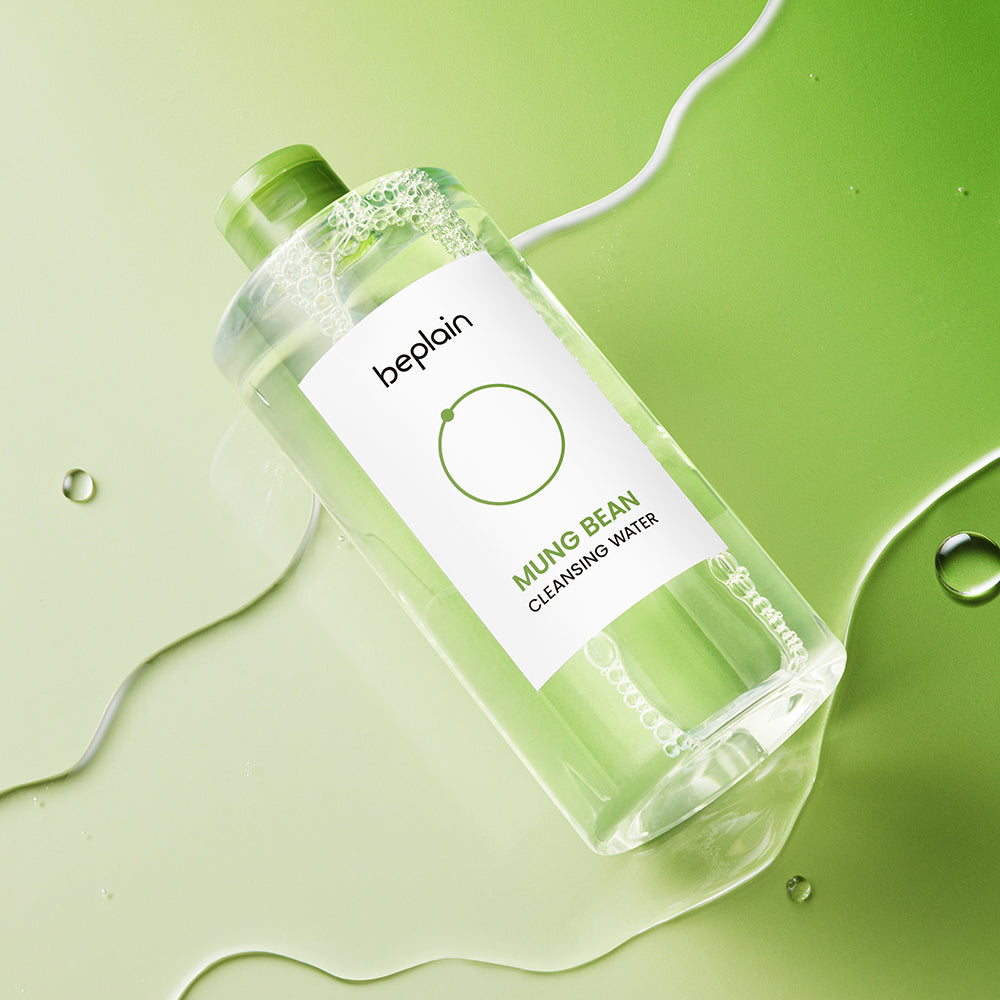 Agua limpiadora de frijol mungo de Beplain, 400 ml