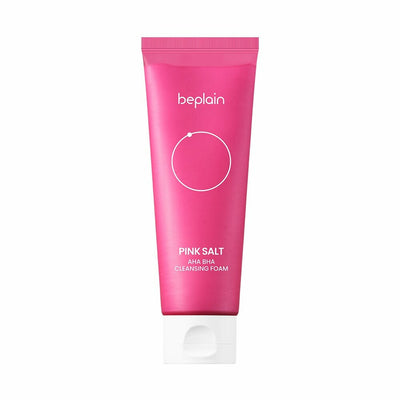 beplain Pink Salt AHA BHA Cleansing Foam 120ml with bha for clean pores and acne