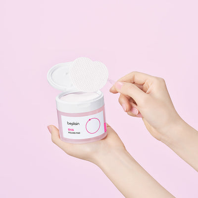 beplain BHA Peeling Pad 50P with bha for clean pores and acne