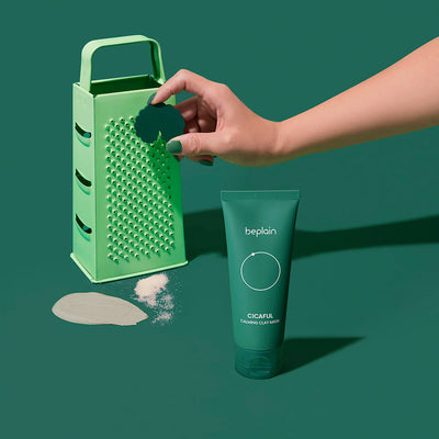 beplain Cicaful Calming Clay Mask 100g with cica for soothing and repair