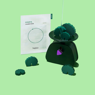 beplain Cicaful Calming Mask 10P with cica for soothing and repair