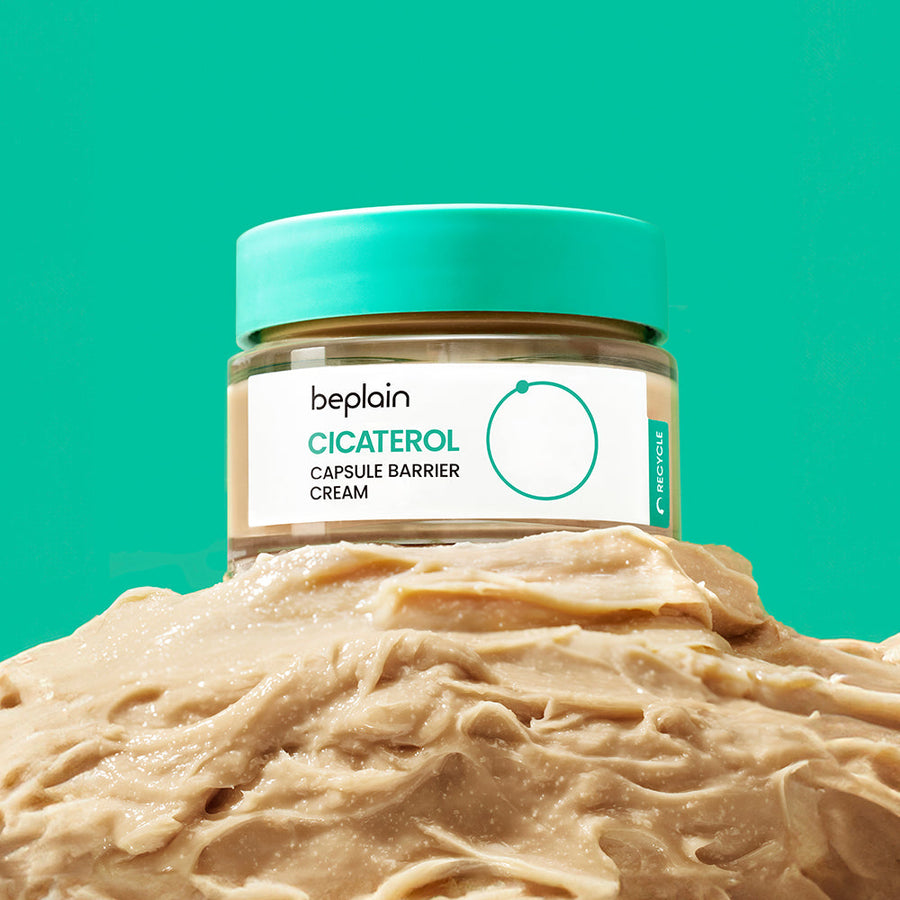 beplain Cicaterol Capsule Barrier Cream 50ml — Крем-барьер с капсулами для чувствительной и проблемной кожи, обеспечивающий защиту и восстановление. Легкая текстура создает невидимый барьер, укрепляя кожу и уменьшая воспаления.