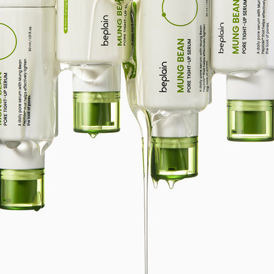 beplain Mung Bean Pore Tight-up Serum 30ml with hyaluronic for deep hydration