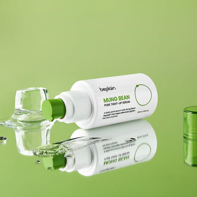 beplain Mung Bean Pore Tight-up Serum 30ml with hyaluronic for deep hydration