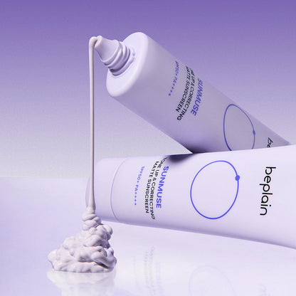 Crème solaire tonifiante et correctrice Beplain Sunmuse [Matte] (SPF50+/PA++++) 50 ml