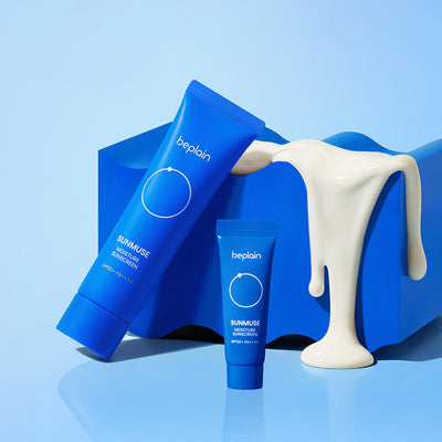 beplain Sunmuse Moisture Sunscreen (SPF50+/PA++++) 50ml with niacinamide for bright skin and minimized pores
