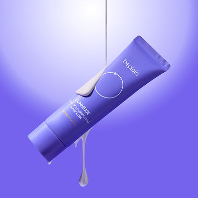 beplain Sunmuse Tone-Up & Correcting Sunscreen (SPF50+/PA++++) 50ml with niacinamide for bright skin and minimized pores