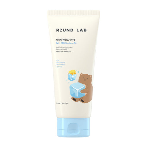 Gel calmante suave para bebés Round Lab 150 ml