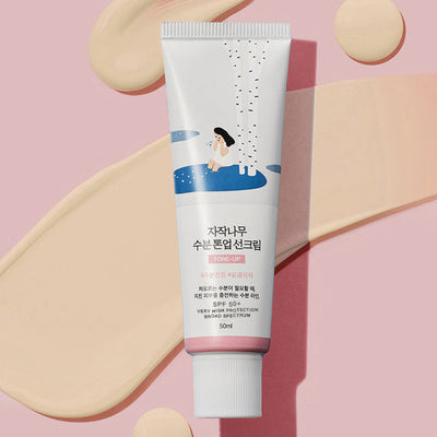 Round Lab Birch Juice Moisturizing Tone Up Sunscreen 50ml (SPF 50+ PA++++) with hyaluronic for deep hydration