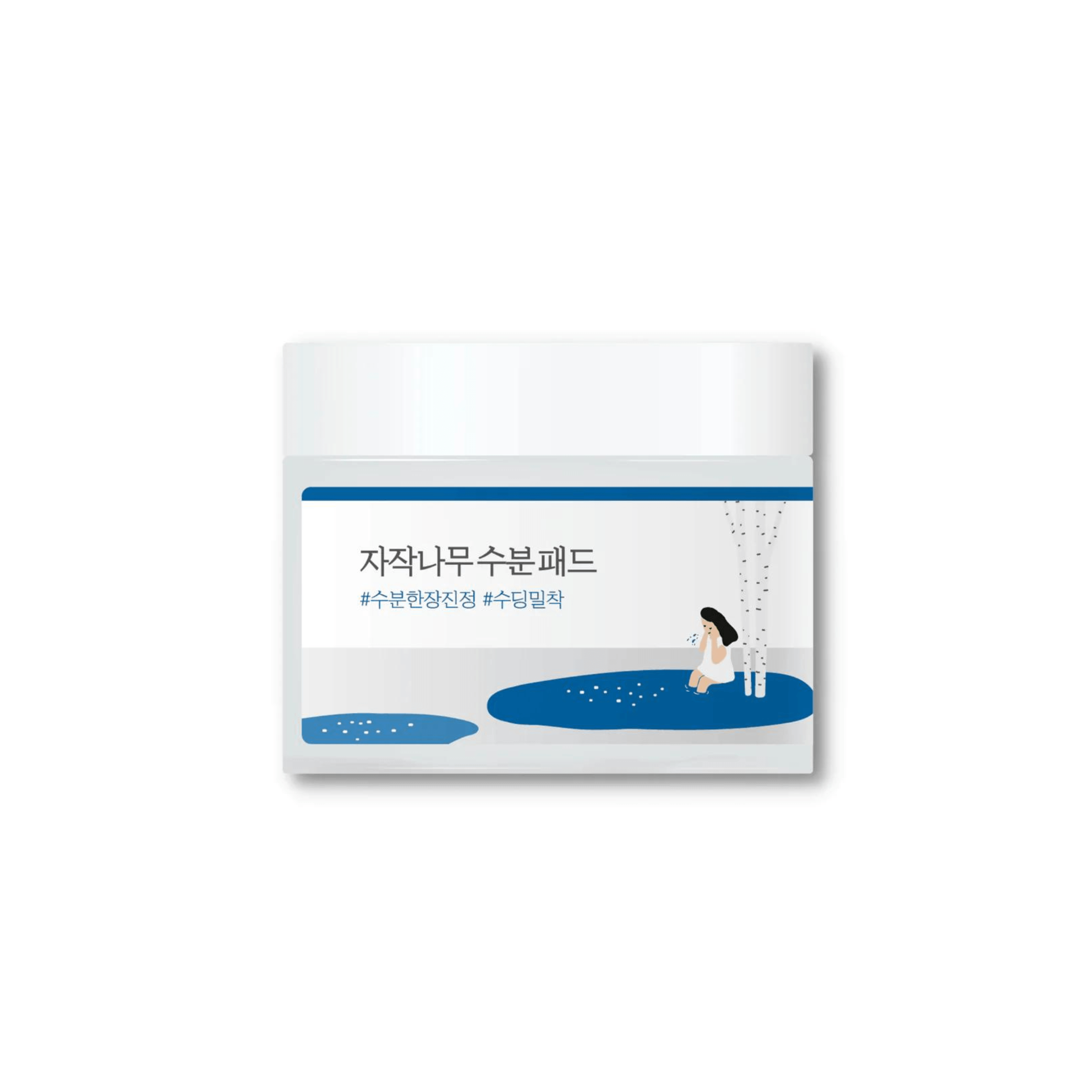 Almohadilla humectante Round Lab Birch, 80 piezas