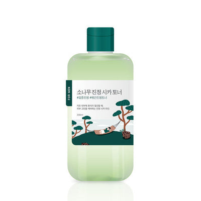 Round Lab For Men Pine Calming Cica Toner 200ml with cica for soothing and repair