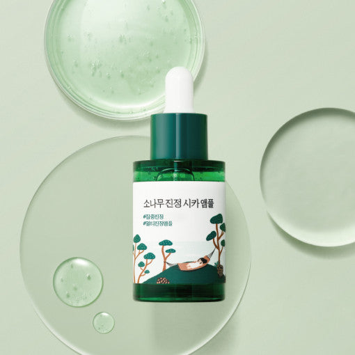 Ampoule Cica apaisante au pin de Round Lab 30 ml