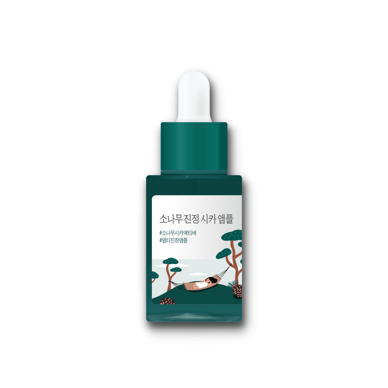 Ampoule Cica apaisante au pin de Round Lab 30 ml