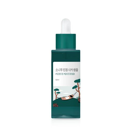 Ampoule Cica apaisante au pin de Round Lab 50 ml
