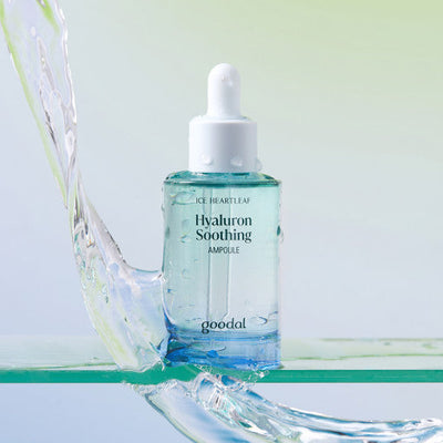 goodal Heartleaf Hyaluron Soothing Ampoule 50ml with hyaluronic for deep hydration