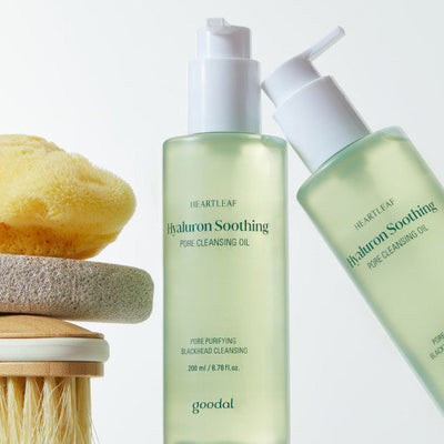 goodal Heartleaf Hyaluron Soothing Pore Cleansing Oil 200ml with hyaluronic for deep hydration