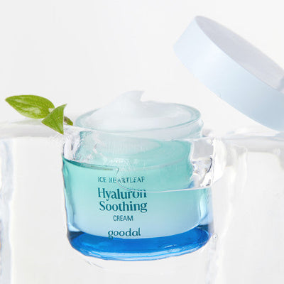 goodal Ice Heartleaf Hyaluron Soothing Cream 75ml with hyaluronic for deep hydration