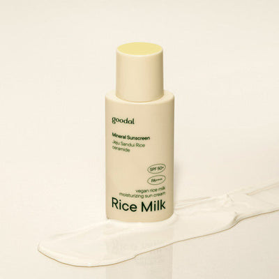 goodal Vegan Rice Milk Moisturizing Sun Cream 50ml [SPF50+ PA++++] with rice for brightness and smoothness