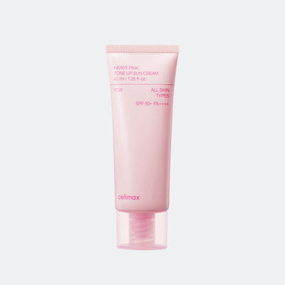 celimax Heart Pink Tone Up Sun Cream SPF50+ PA++++ 40ml - hydration and protection