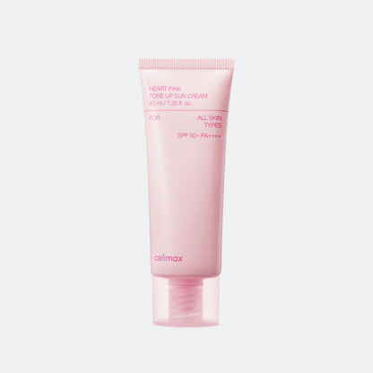 Crème solaire tonifiante Heart Pink de Celimax SPF50+ PA++++ 40 ml