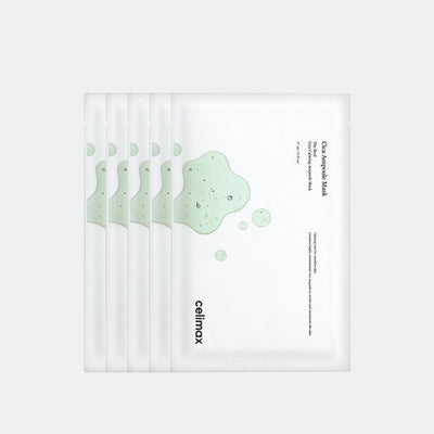 celimax The Real Cica Calming Ampoule Mask 5P with centella for soothing and repair