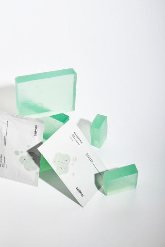 celimax The Real Cica Calming Ampoule Mask 5P with collagen for firmness and elasticity