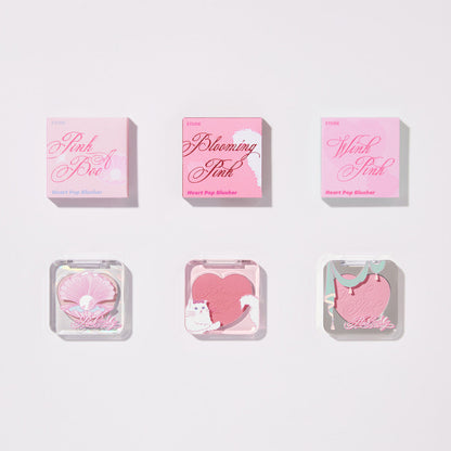 ETUDE Pink Shy Heart Pop Blusher 4g