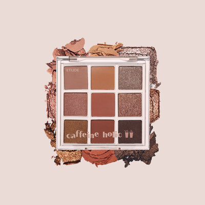 ETUDE Play Color Eyes 9-Color #Caffeine Holic - how to use