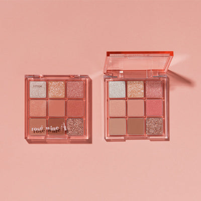 ETUDE Play Color Eyes 9-Color #Rose Wine - product texture