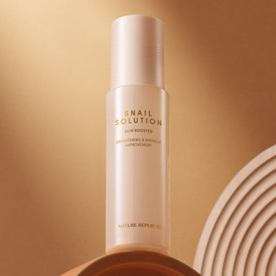 NATURE REPUBLIC Snail Solution Skin Booster 130ml with snail for regeneration and scars