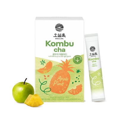 OSULLOC Kombucha Apple Pine (10 sticks) with honey for nourishment and hydration