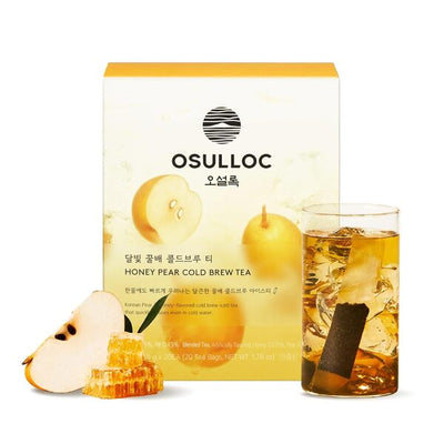OSULLOC Honey Pear Cold Brew Tea  (20ea) with honey for nourishment and hydration