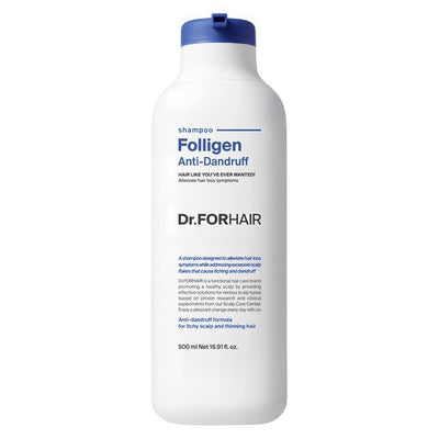 Dr.FORHAIR Folligen Anti-Dandruff Shampoo 500ml - application method