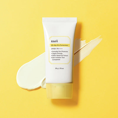 KLAIRS All-day Airy Sunscreen SPF50+ PA++++ 50g - sun protection
