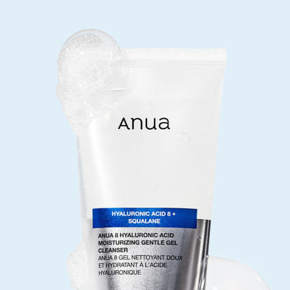 Gel limpiador suave hidratante con ácido hialurónico Anua 8, 150 ml 