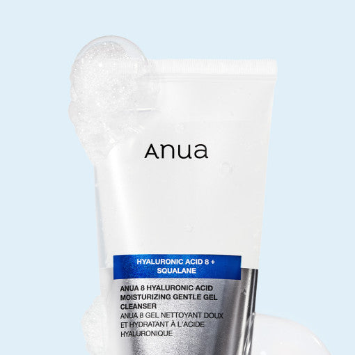 Gel nettoyant doux hydratant à l'acide hyaluronique Anua 8 150 ml 