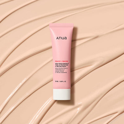 Anua ANUA Peach Niacin UV Tone Up Protection 50ml with niacinamide for bright skin and minimized pores