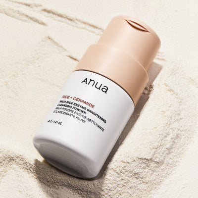 Anua RICE ENZYME BRIGHTENING CLEANSING POWDER 40g with lactic for hydration and smoothness