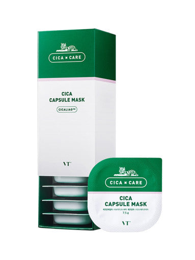 VT Cica Capsule Mask Set 7.5ml x 10pcs with cica for soothing and repair
