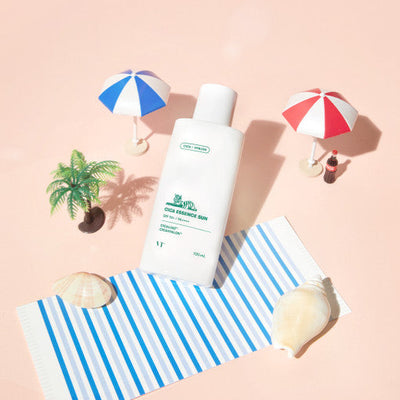 VT Cica Essence Sun 100ml SPF50+/PA++++ with niacinamide for bright skin and minimized pores