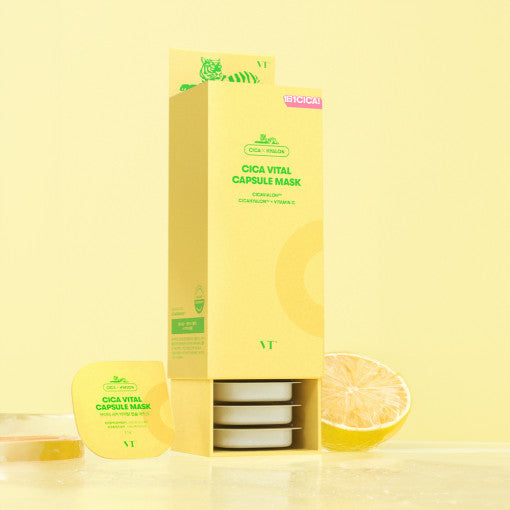Coffret de masques en capsules VT Cica Vital (7,5 g x 10 unités)