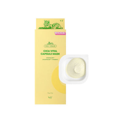 VT Cica Vital Capsule Mask Set (7.5g x 10EA) with cica for soothing and repair