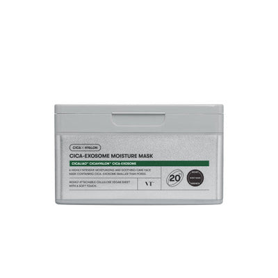 VT Cica-Exosome Moisture Mask 350g 20ea with cica for soothing and repair