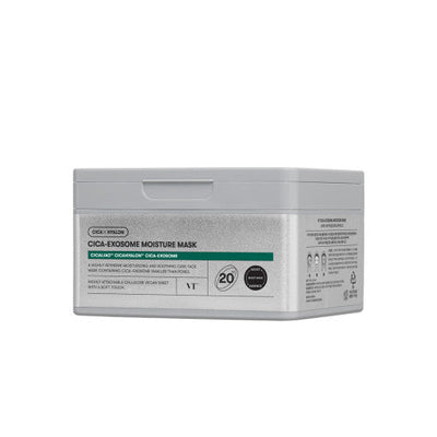 VT Cica-Exosome Moisture Mask 350g 20ea with fermented for improved absorption and brightness