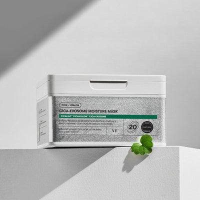 VT Cica-Exosome Moisture Mask 350g 20ea with centella for soothing and repair