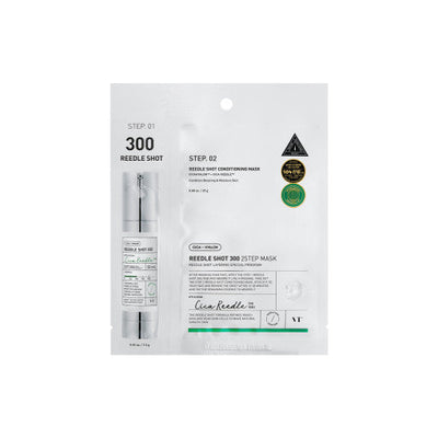 VT Reedle Shot 300 2 Step Mask 1.5g+25g with cica for soothing and repair