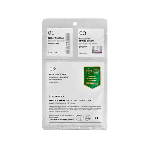 Masque tout-en-un VT Reedle Shot en 3 étapes 1,5 g + 25 g + 1,5 g