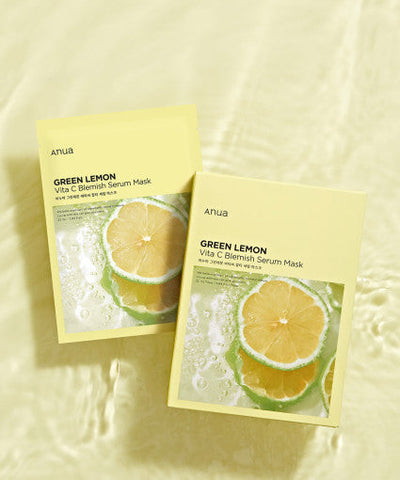 Anua Green Lemon Vita C Blemish Serum Mask 25ml X 10ea - buy online